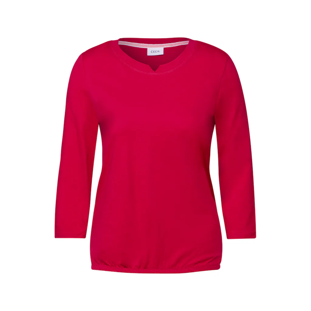 Cecil 3/4-Arm-Shirt Aus Reiner Baumwolle