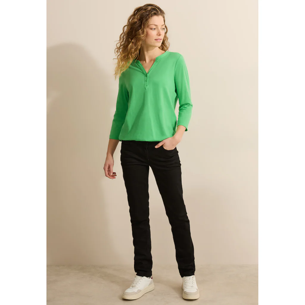 Cecil 3/4-Arm-Shirt Mit 3/4 Ärmeln