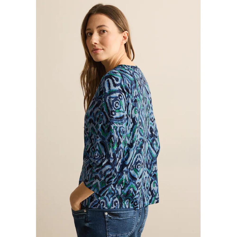 Cecil 3/4-Arm-Shirt Mit 3/4 Ärmeln