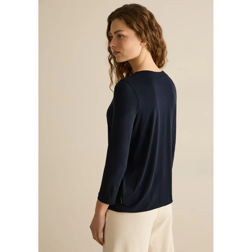 Cecil 3/4-Arm-Shirt Mit 3/4 Ärmeln