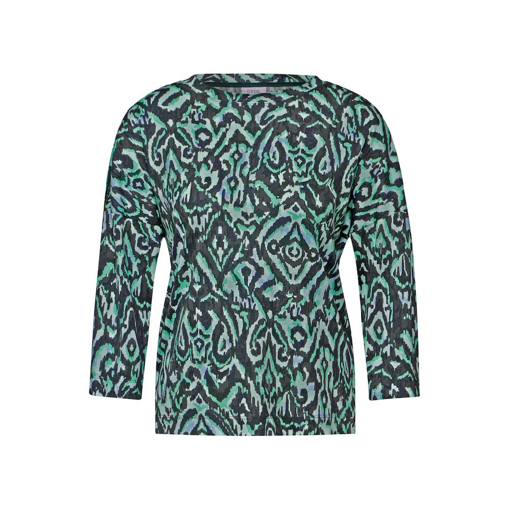 Cecil 3/4-Arm-Shirt Mit All-Over Print