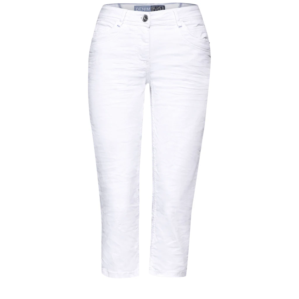 Cecil 3/4-Jeans Mit Dekorativen Nähten