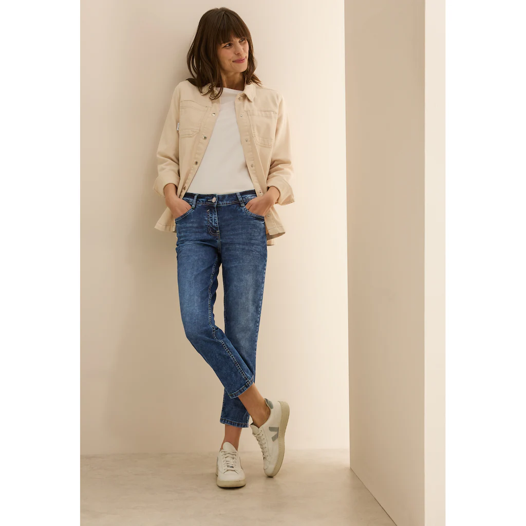 Cecil 5-Pocket-Jeans »Style Scarlett« Knöchelfrei Mit Stretch