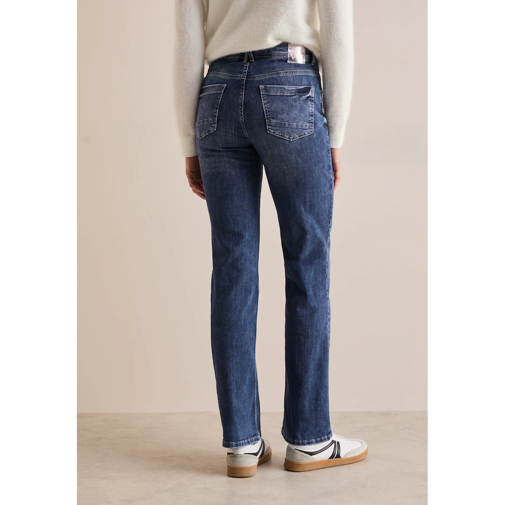 Cecil Bootcut-Jeans High Waist