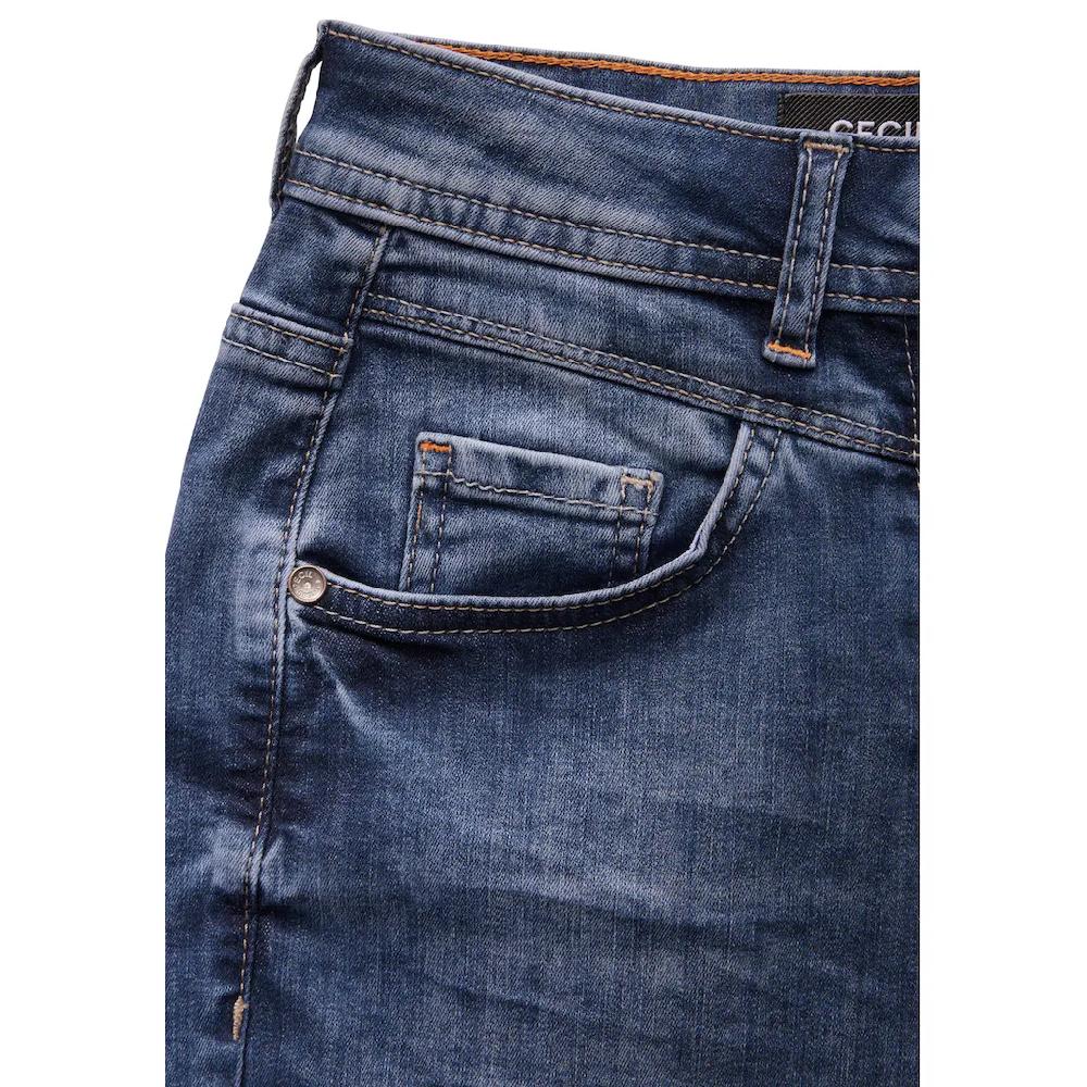 Cecil Bootcut-Jeans High Waist