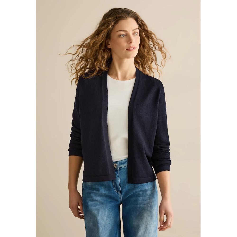 Cecil Cardigan aus softem Materialmix