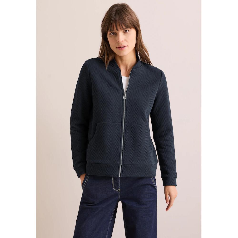 Cecil Cardigan aus softem Materialmix