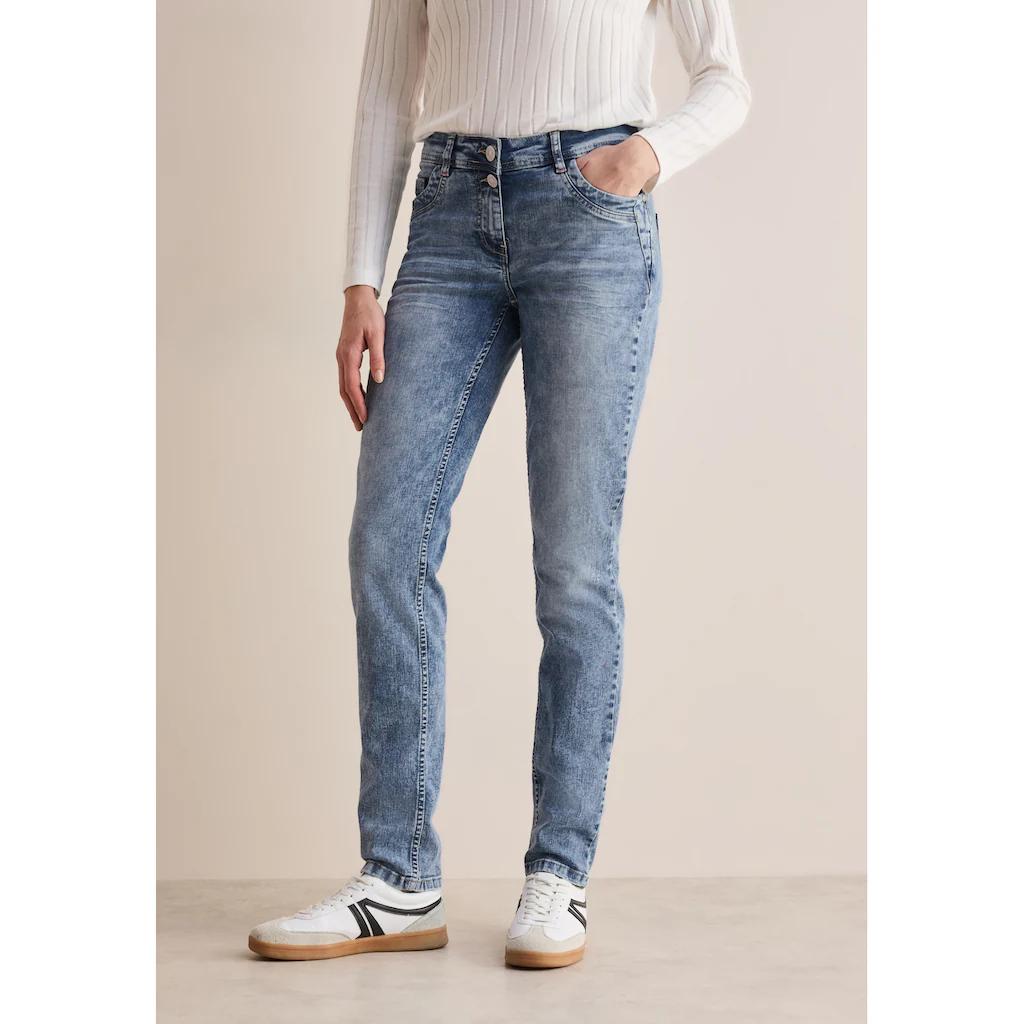 Cecil Comfort-fit-Jeans Middle Waist