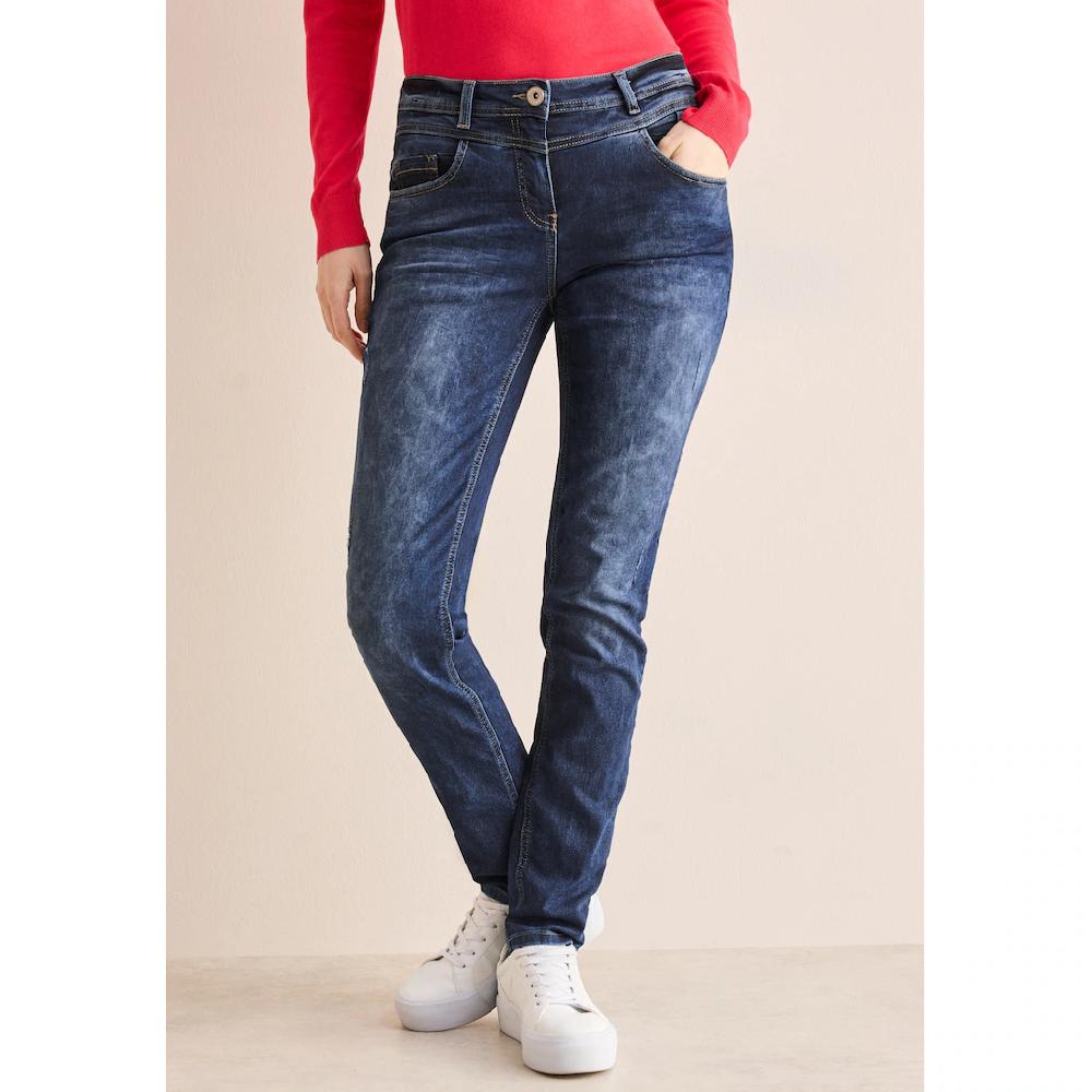 Cecil Comfort-fit-Jeans Middle Waist