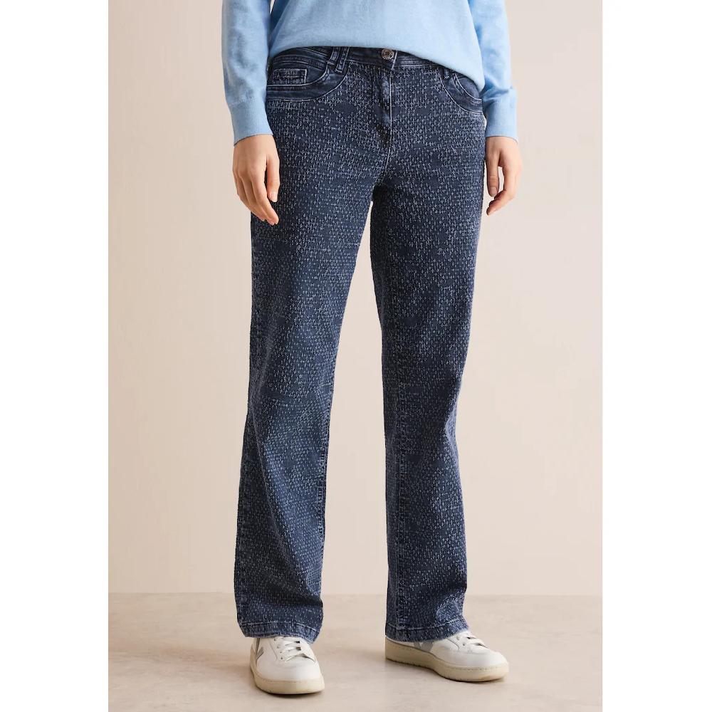 Cecil Gerade Jeans High Waist