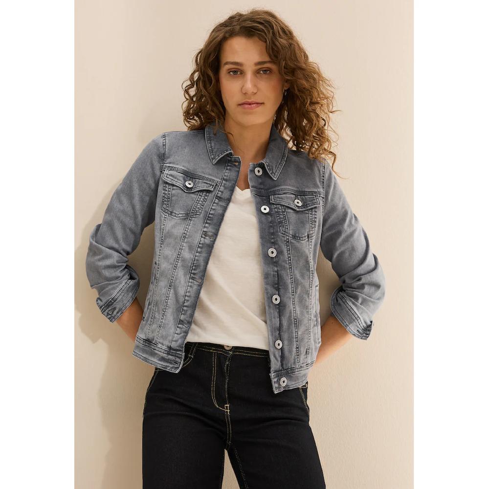 Cecil Jeansjacke mit Hemdkragen