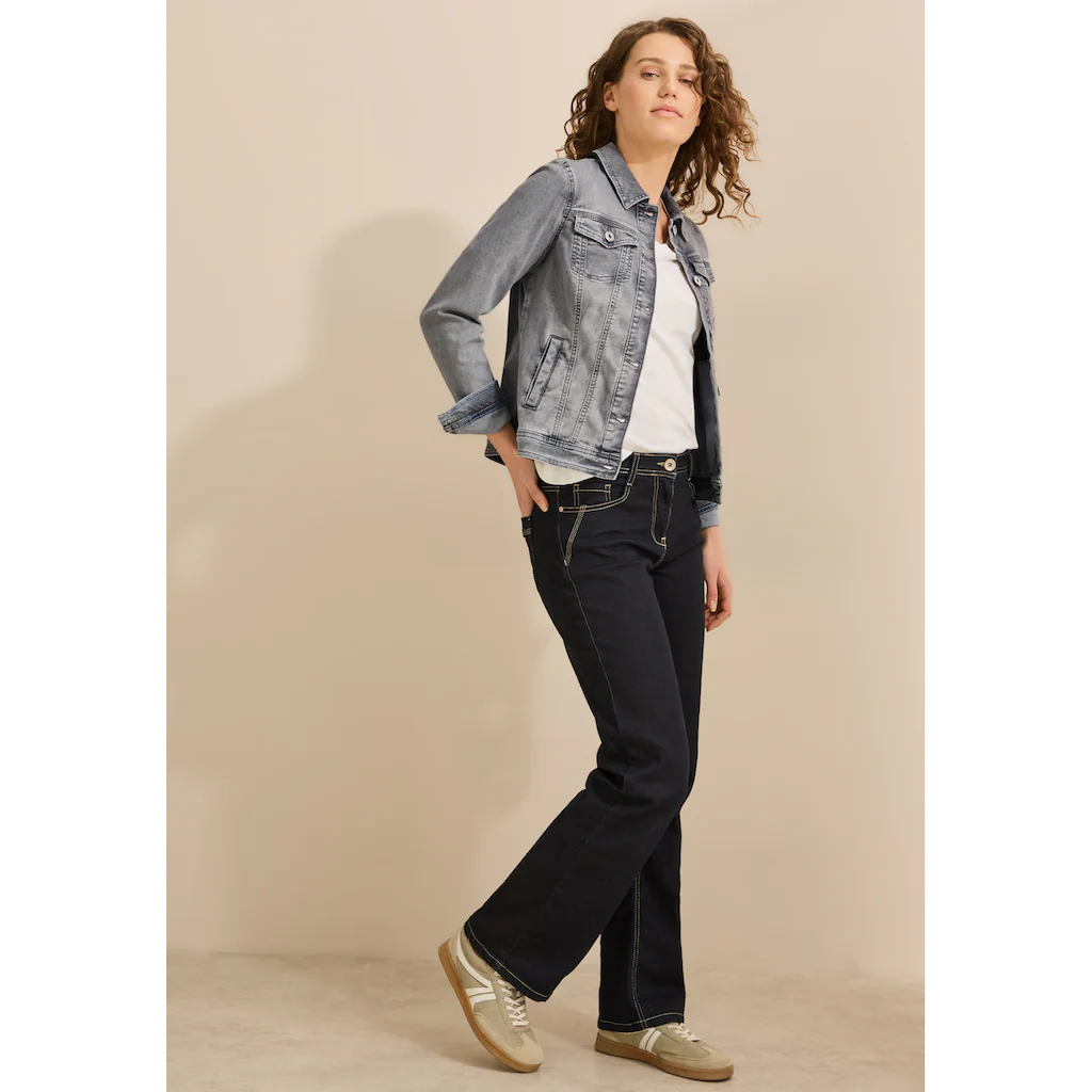 Cecil Jeansjacke Ohne Kapuze Aus Baumwolle Mit Stretchanteil