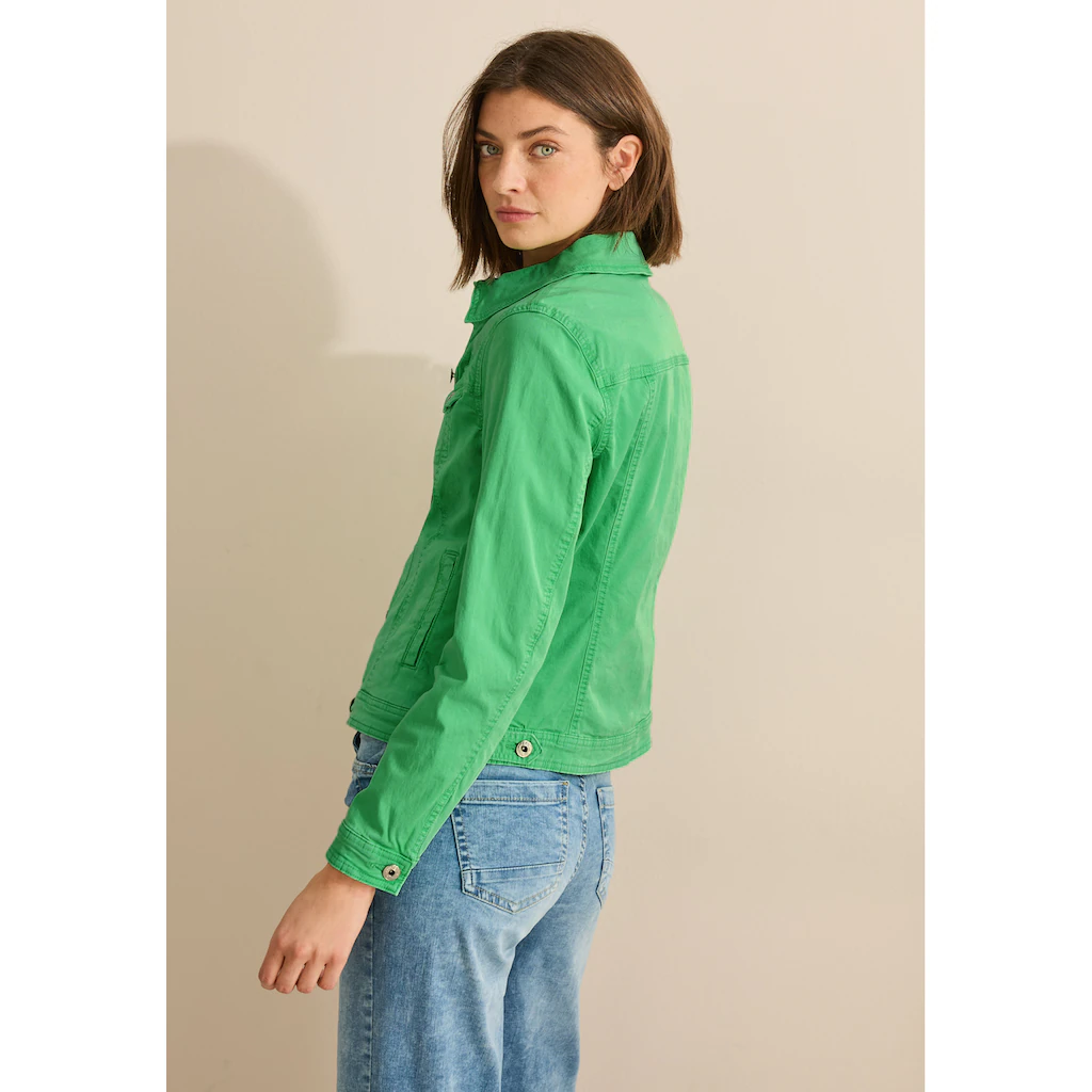 Cecil Jeansjacke Ohne Kapuze Mit Brusttaschen