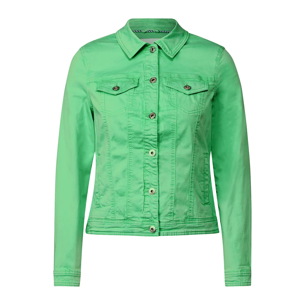 Cecil Jeansjacke Ohne Kapuze Mit Brusttaschen