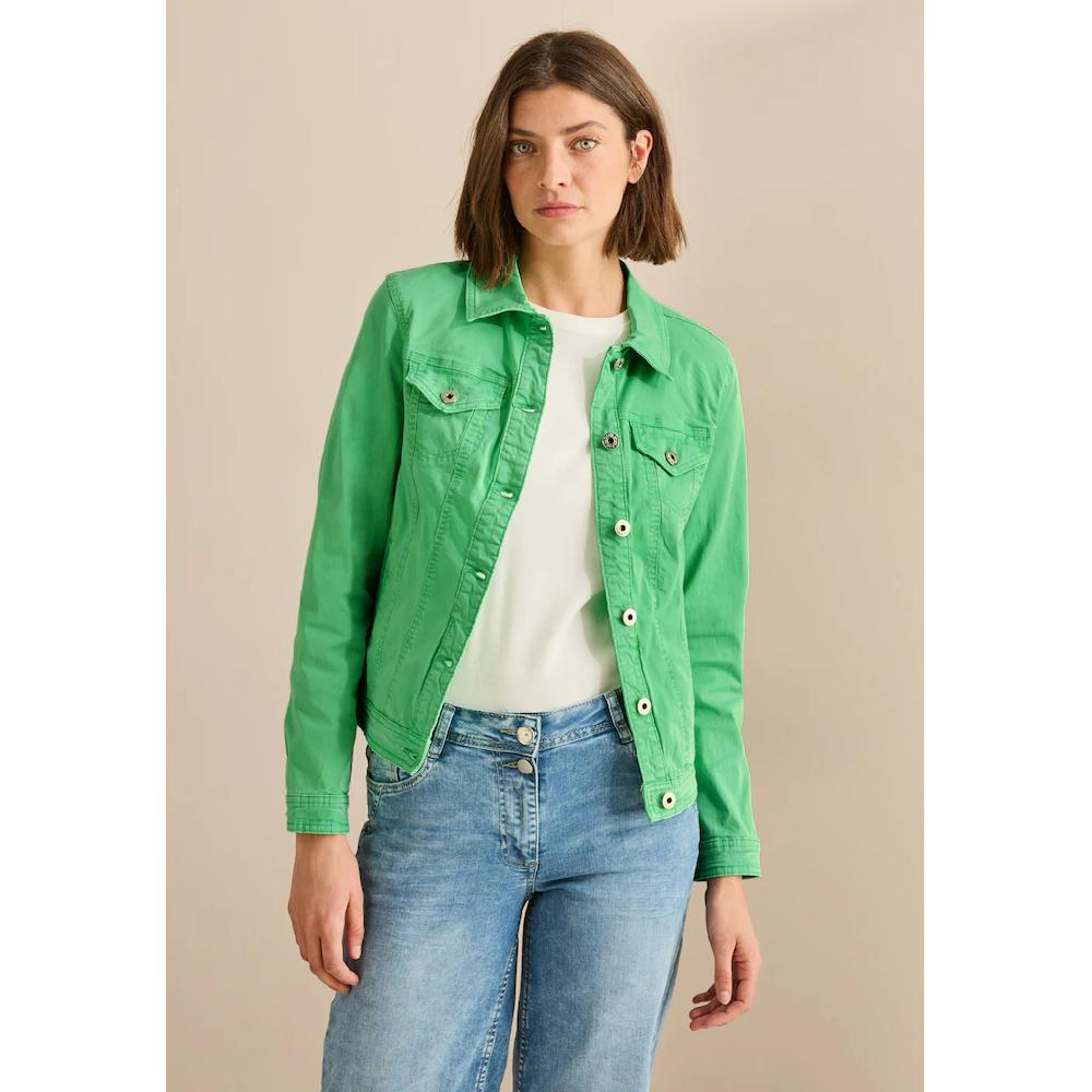 Cecil Jeansjacke ohne Kapuze mit Brusttaschen