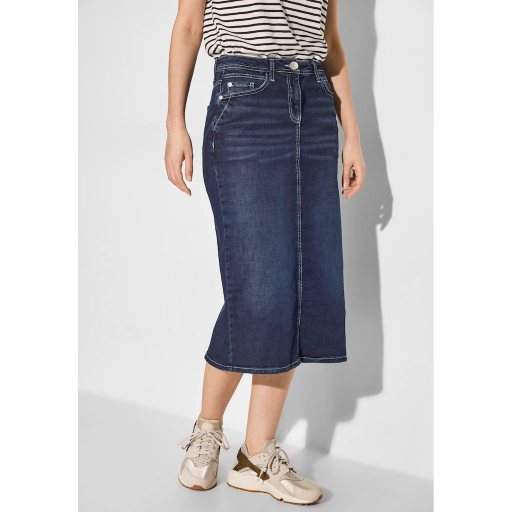 Cecil Jeansrock 5-Pocket-Style