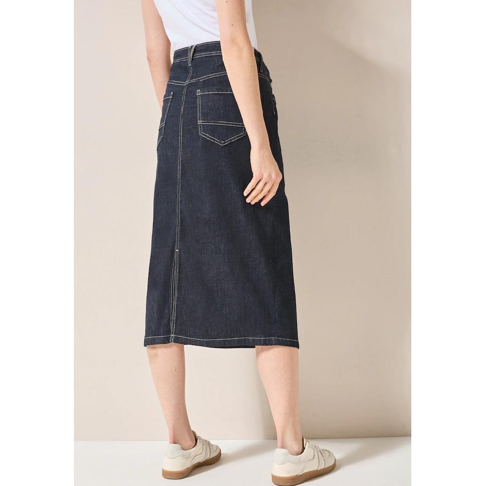 Cecil Jeansrock Aus Baumwolle Mit Stretchanteil