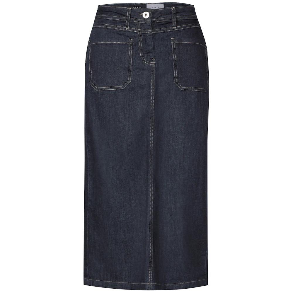 Cecil Jeansrock Aus Baumwolle Mit Stretchanteil