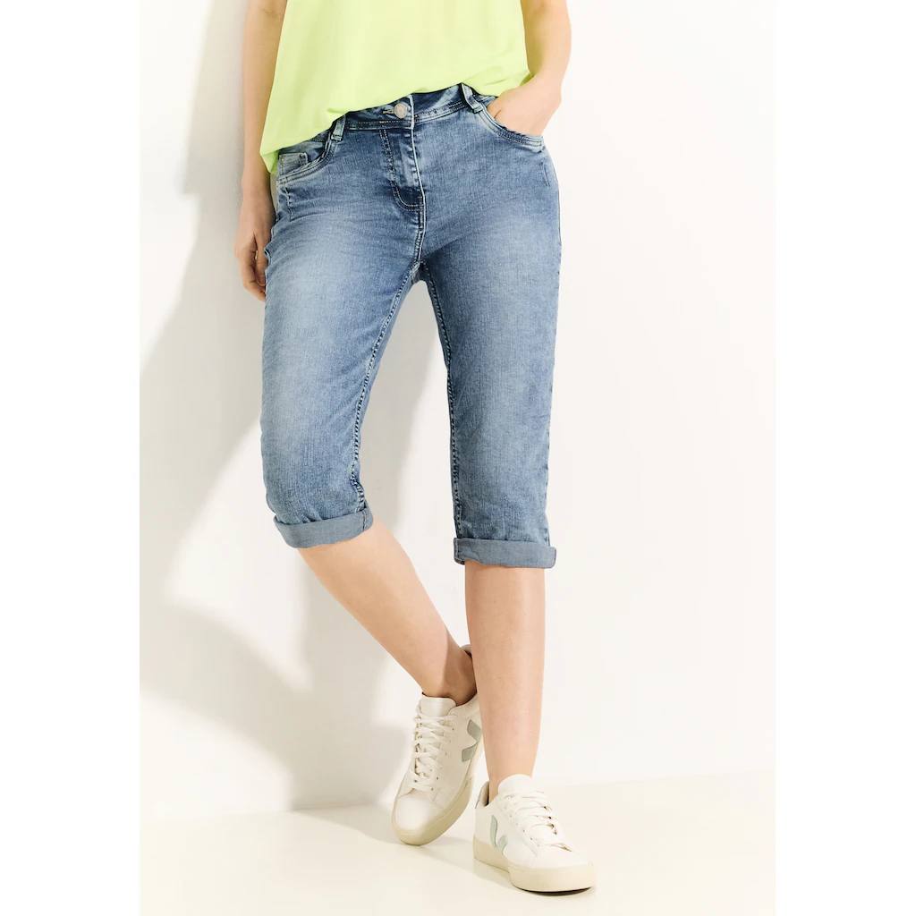 Cecil Jeansshorts »TORONTO« Mit Dekorativen Nähten