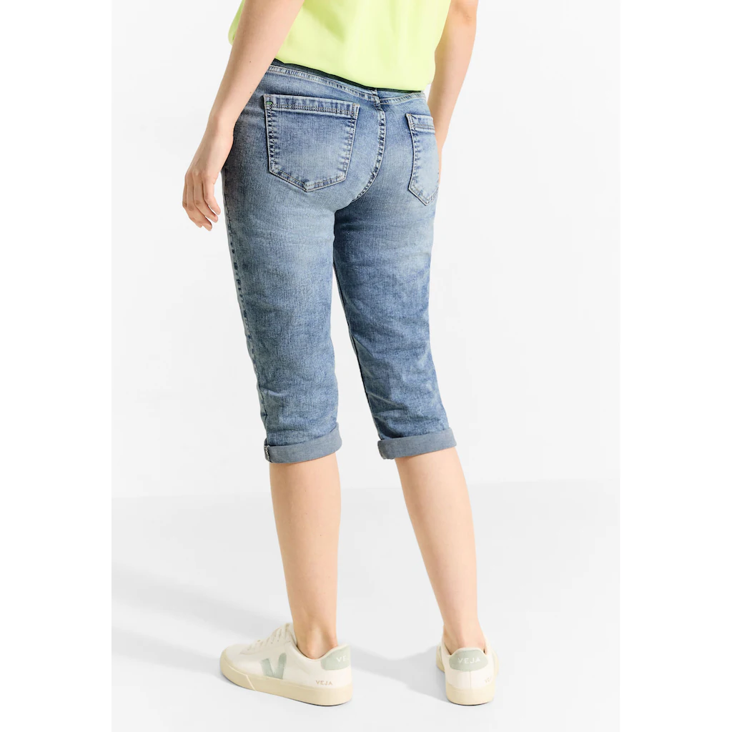 Cecil Jeansshorts »TORONTO« Mit Dekorativen Nähten