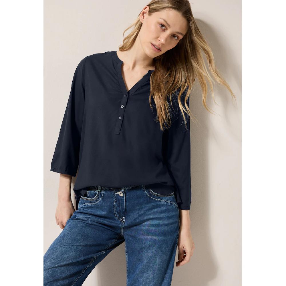 Cecil Klassische Bluse In Unifarbe