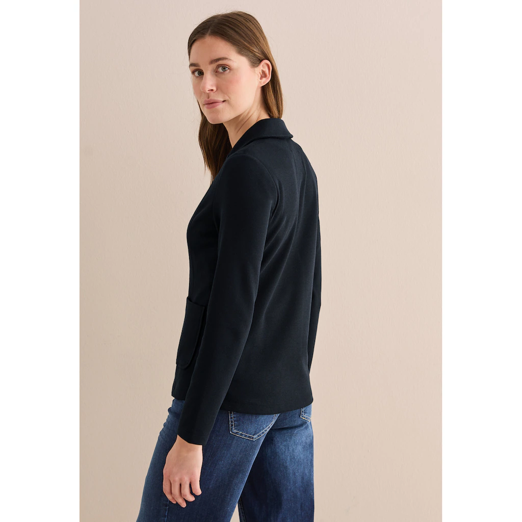 Cecil Kurzblazer Aus Elastischem Materialmix