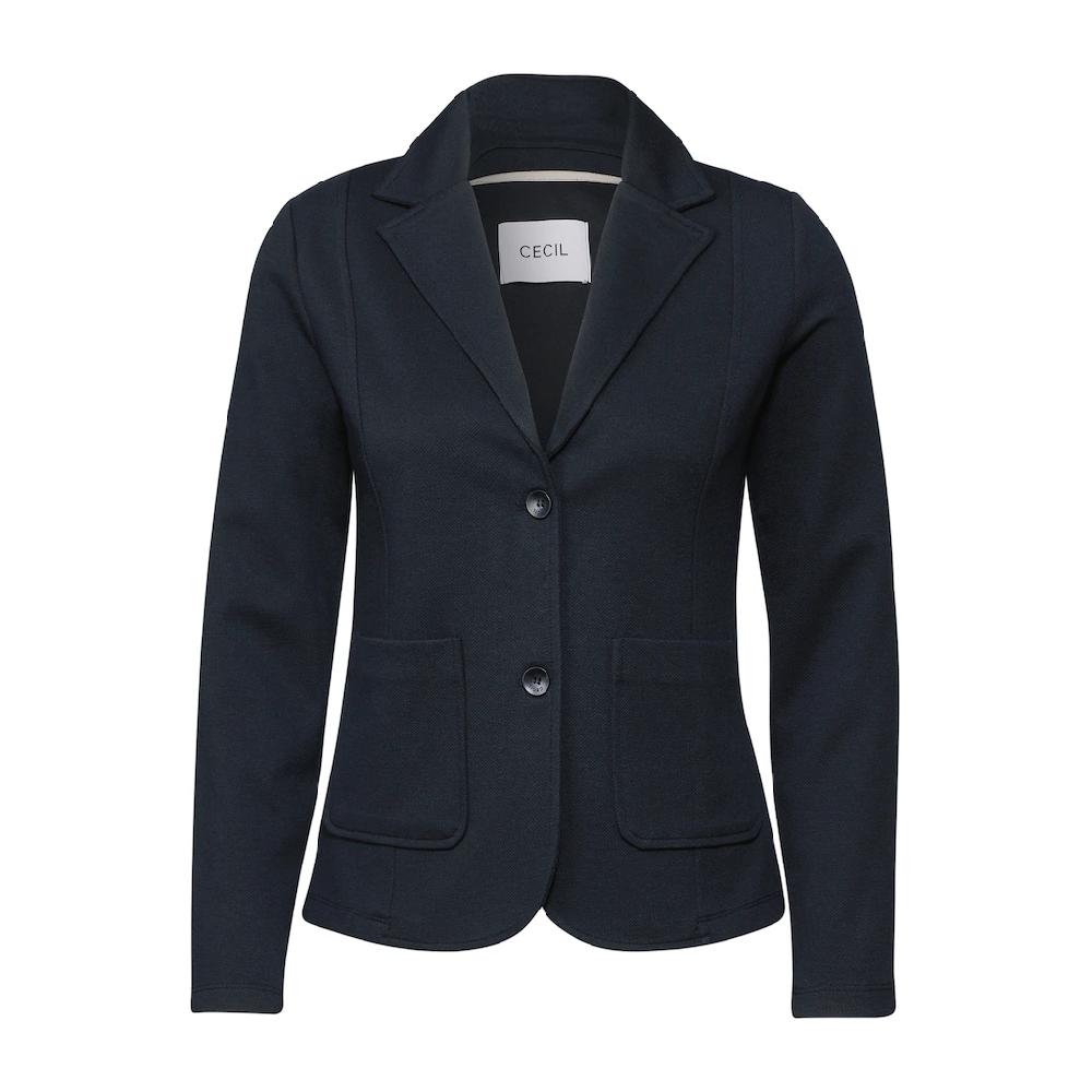 Cecil Kurzblazer Aus Elastischem Materialmix