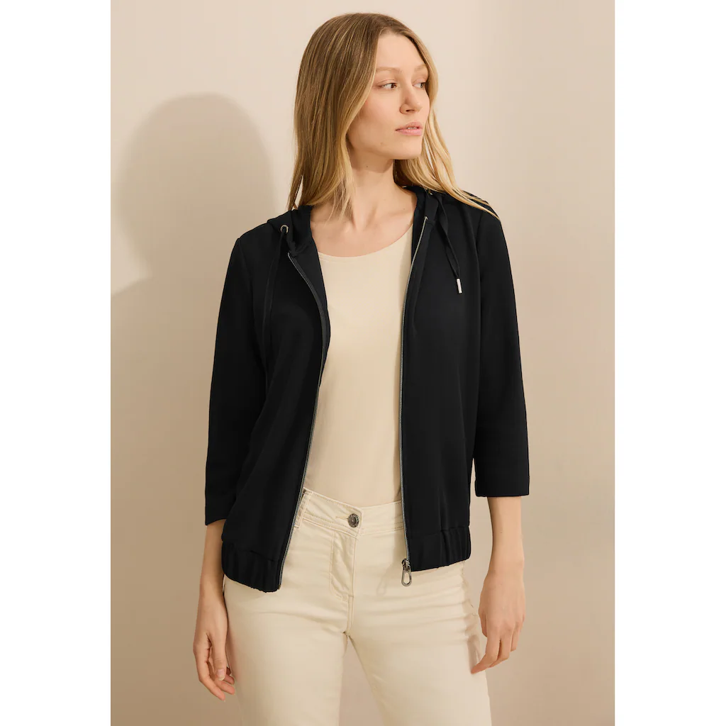 Cecil Kurzjacke mit Kapuze mit 3/4 Ärmeln