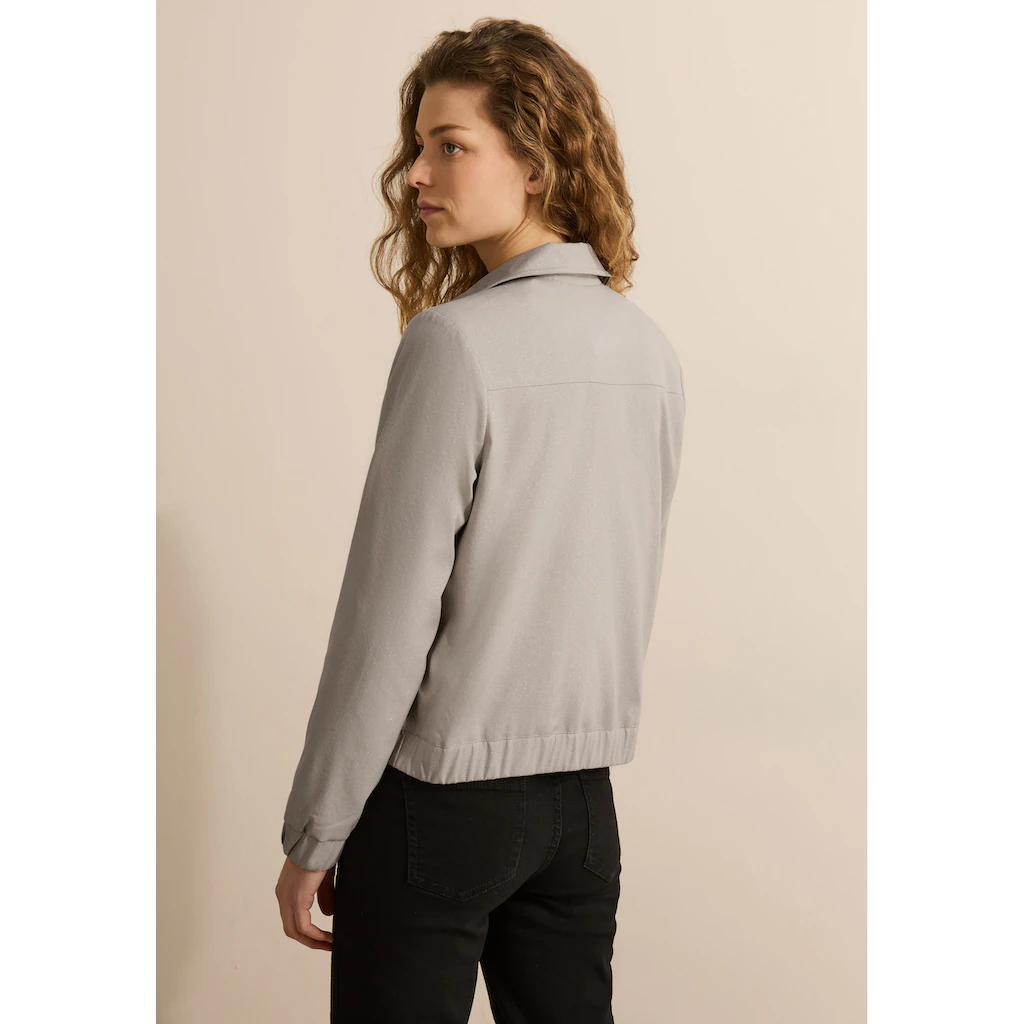 Cecil Kurzjacke Ohne Kapuze In Angenehmen Materialmix