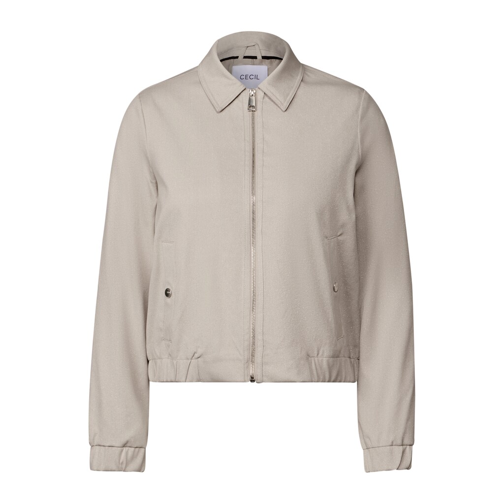 Cecil Kurzjacke Ohne Kapuze In Angenehmen Materialmix