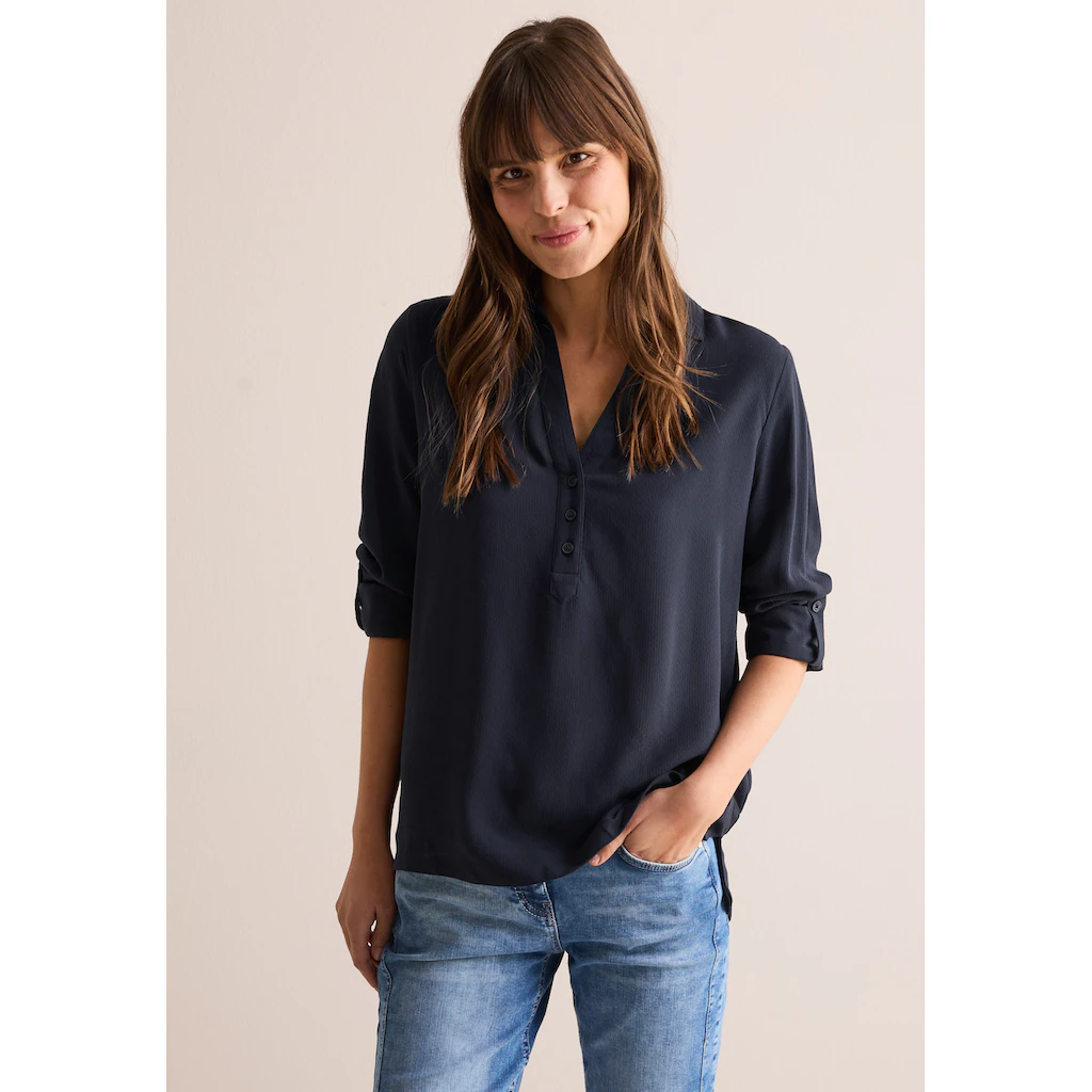 Cecil Langarmbluse Aus Softer Viskose