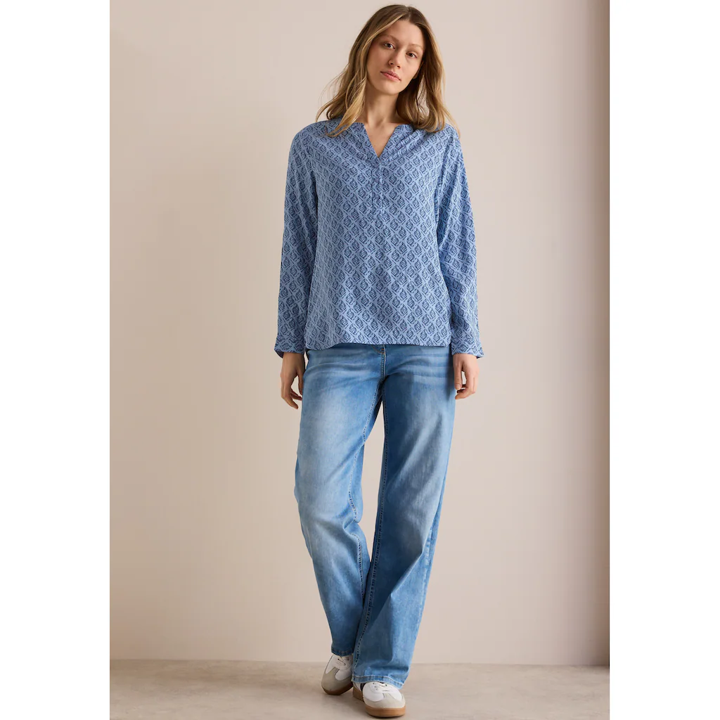 Cecil Langarmbluse Aus Softer Viskose