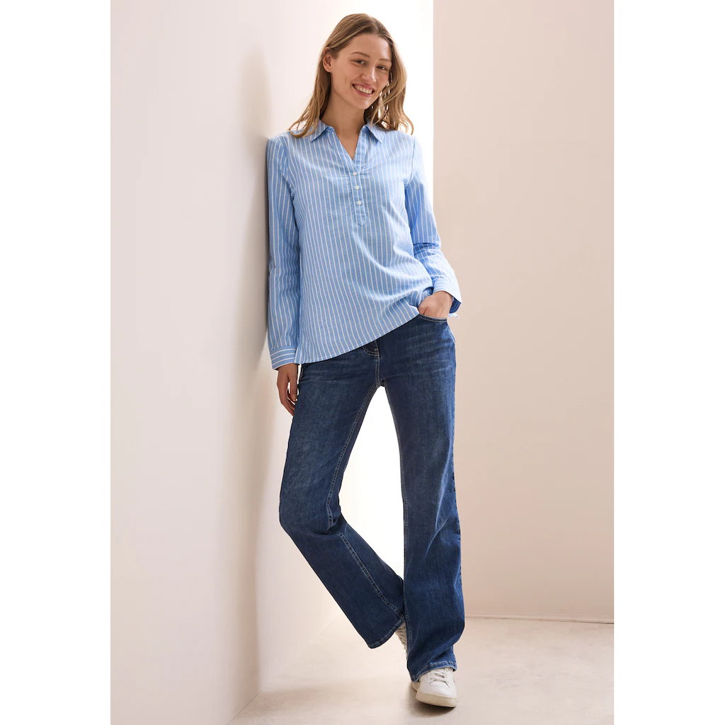 Cecil Langarmbluse In Strukturierter Optik