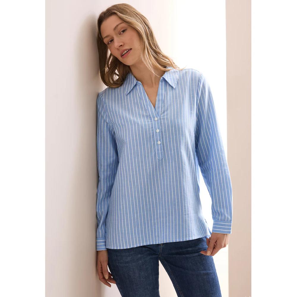 Cecil Langarmbluse in strukturierter Optik