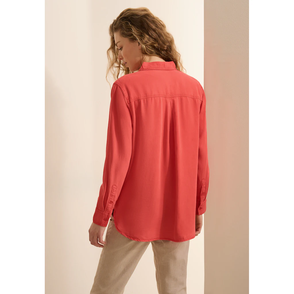 Cecil Langarmbluse Mit Brusttaschen