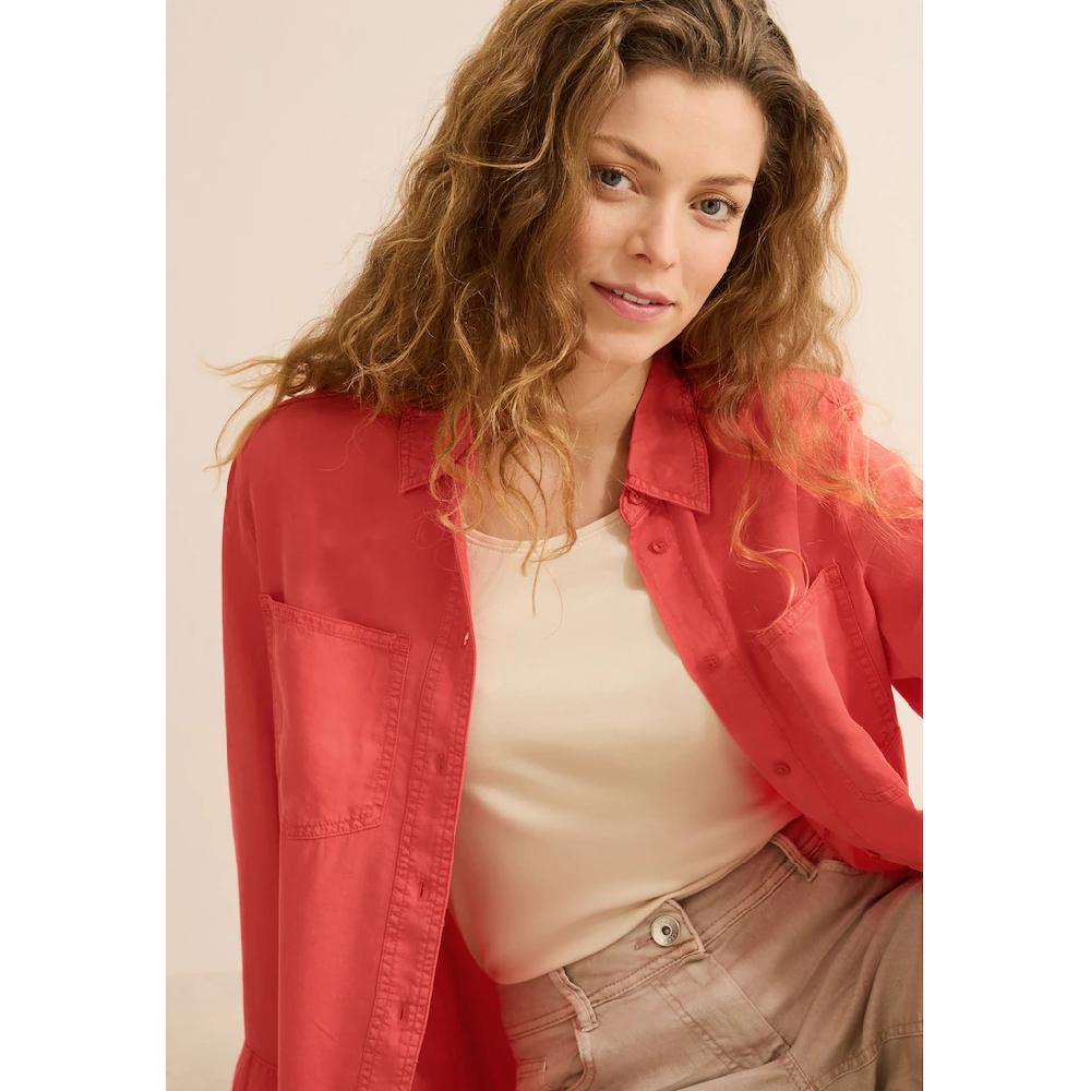 Cecil Langarmbluse mit Brusttaschen