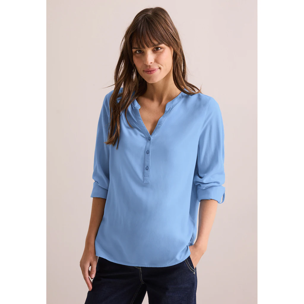 Cecil Langarmbluse Mit Dekorativer Knopfleiste