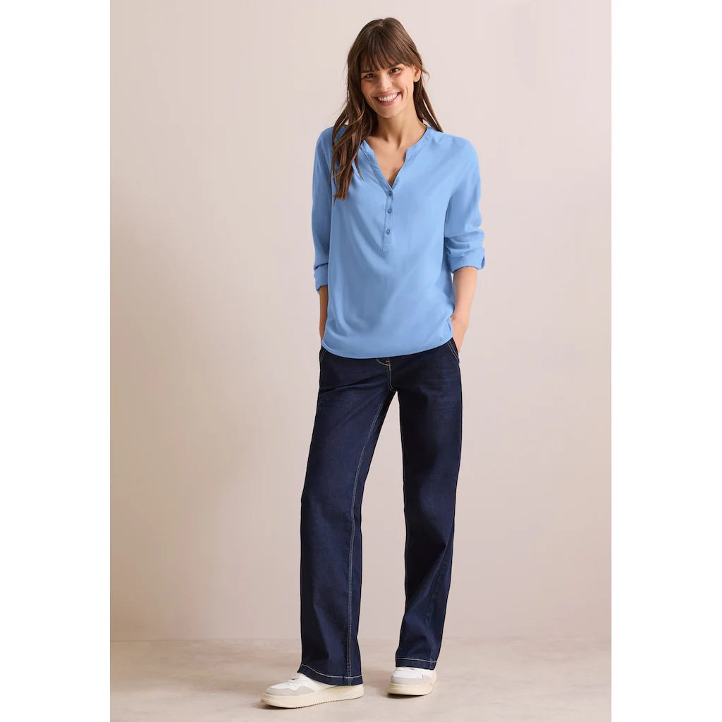 Cecil Langarmbluse Mit Dekorativer Knopfleiste