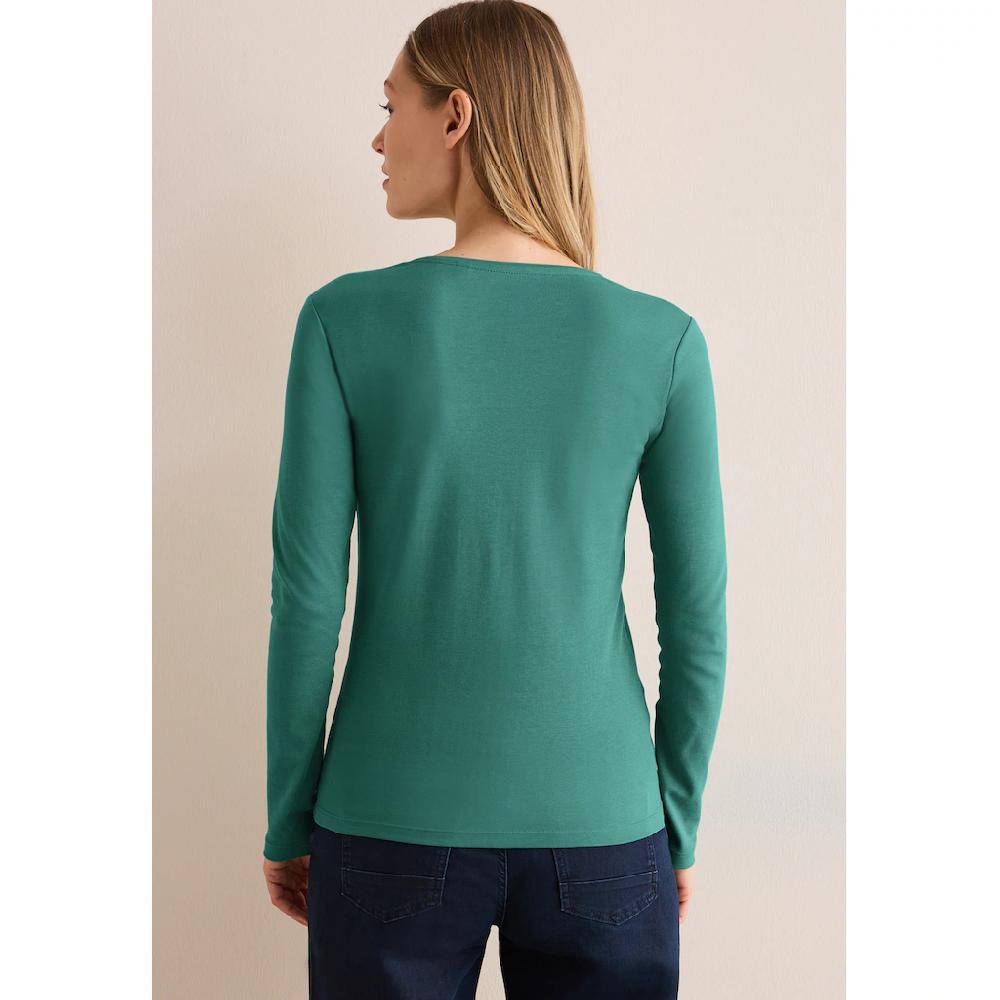 Cecil Langarmshirt Aus Reiner Baumwolle