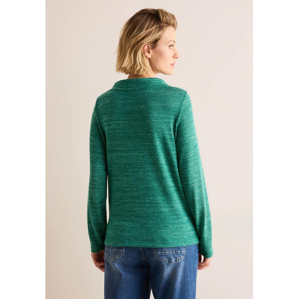 Cecil Langarmshirt Bestehend Aus Einem Materialmix