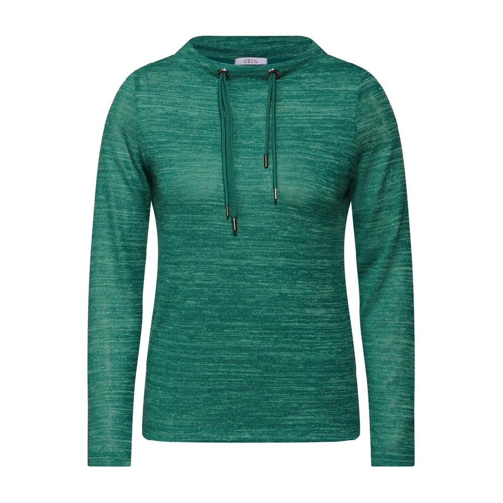 Cecil Langarmshirt Bestehend Aus Einem Materialmix