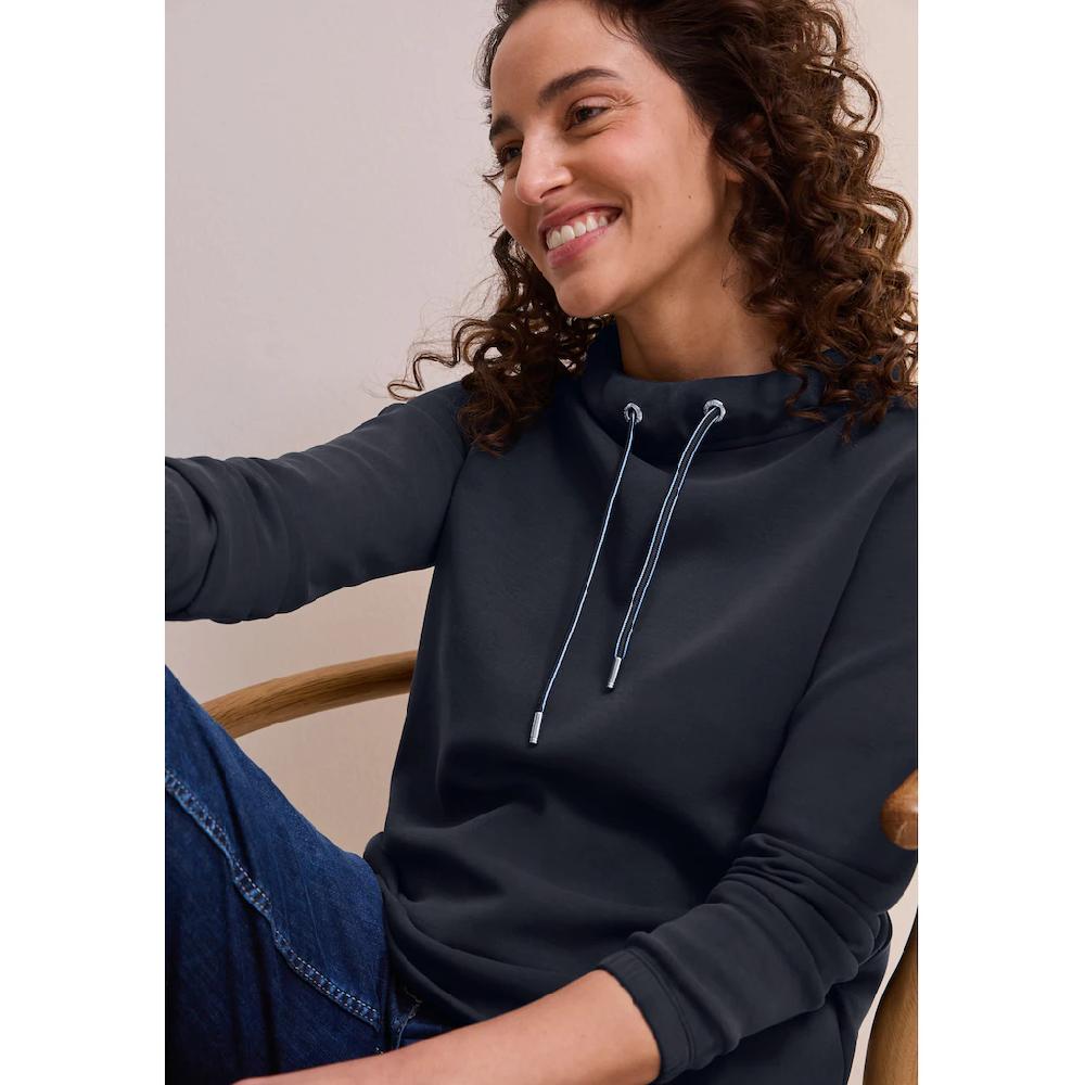 Cecil Langarmshirt Mit Funnelneck