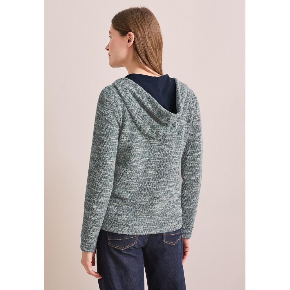 Cecil Langarmshirt Mit Kapuze Mit Tunnelzugband