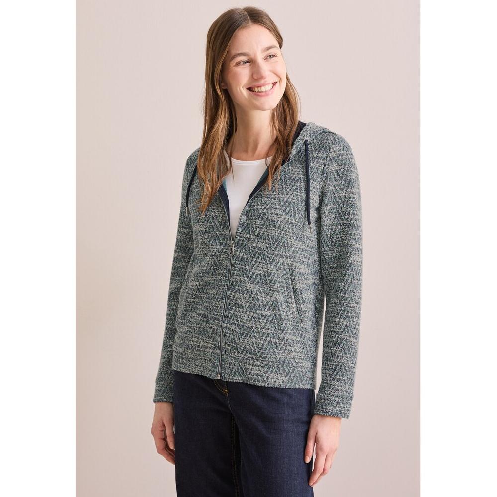 Cecil Langarmshirt mit Kapuze mit Tunnelzugband