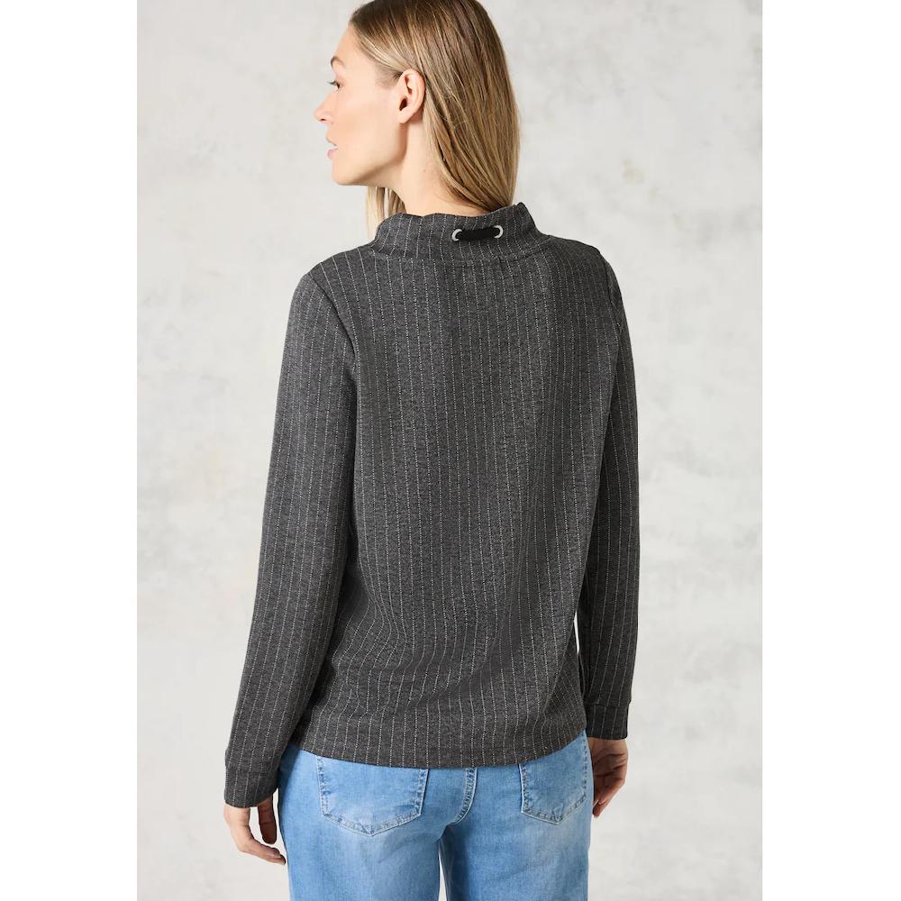 Cecil Langarmshirt Mit Stehkragen