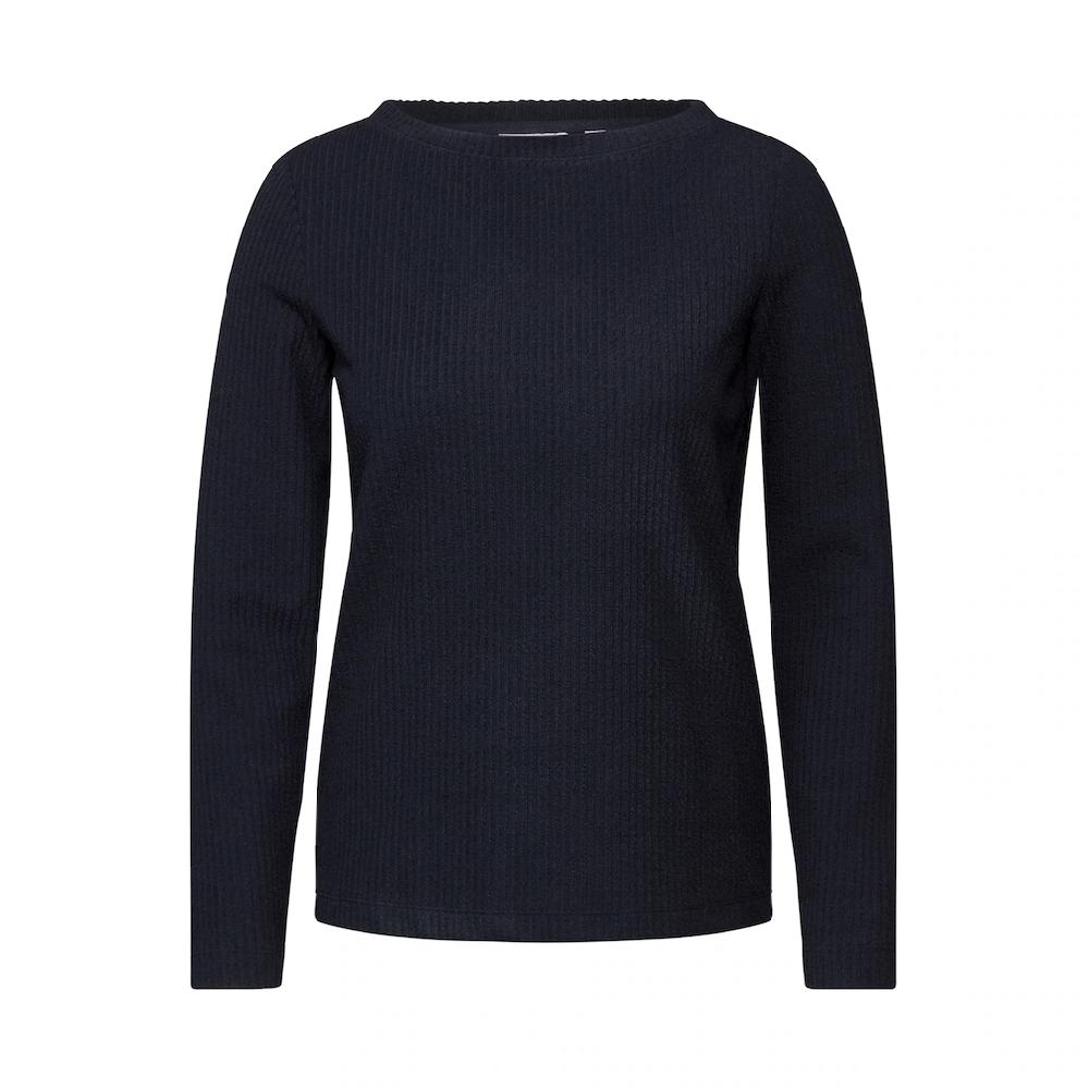 Cecil Langarmshirt Mit Struktur