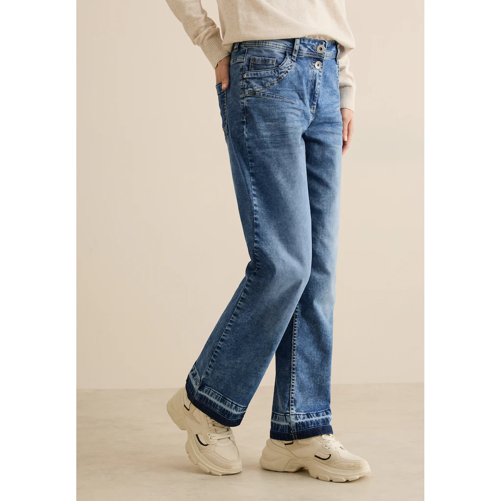 Cecil Loose-fit-Jeans High Waist