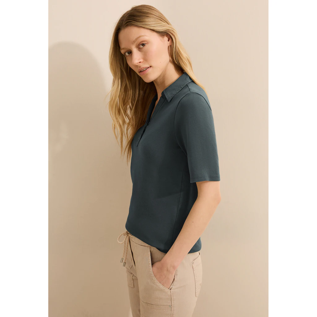 Cecil Poloshirt aus reiner Baumwolle