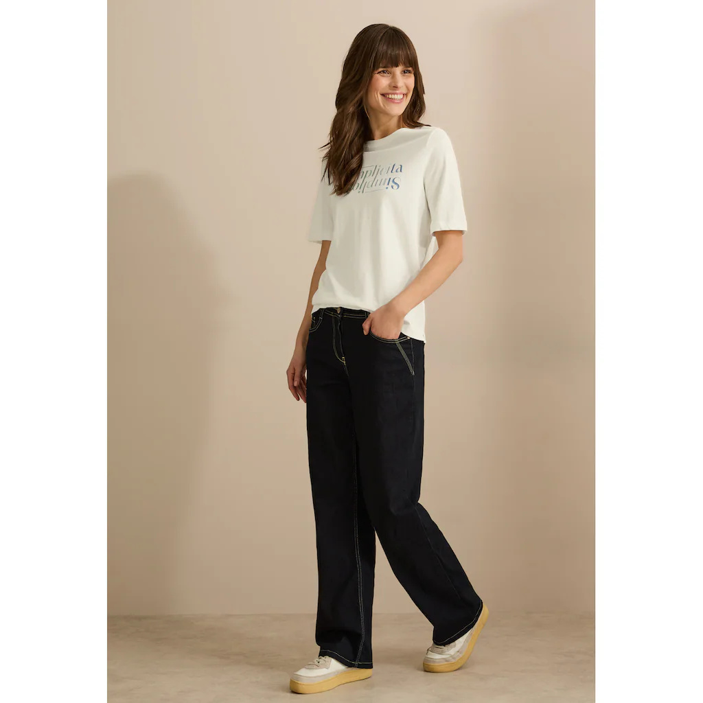 Cecil Print-Shirt Aus Reiner Baumwolle