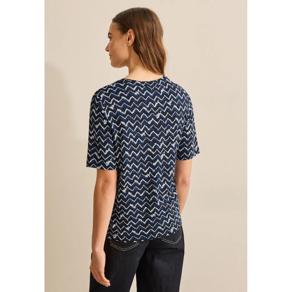 Cecil Print-Shirt Im Soften Baumwoll-Mix